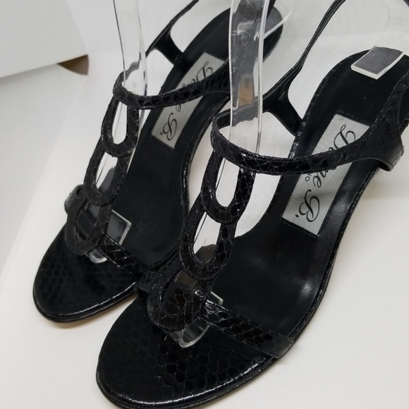 New Diane B. Milano snake skin sandals 6M - Picture 2 of 5